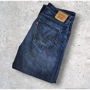 Vintage LEVI'S 569 Men Loose Straight Leg  Denim Blue  Jeans Red Tag  34 x 30